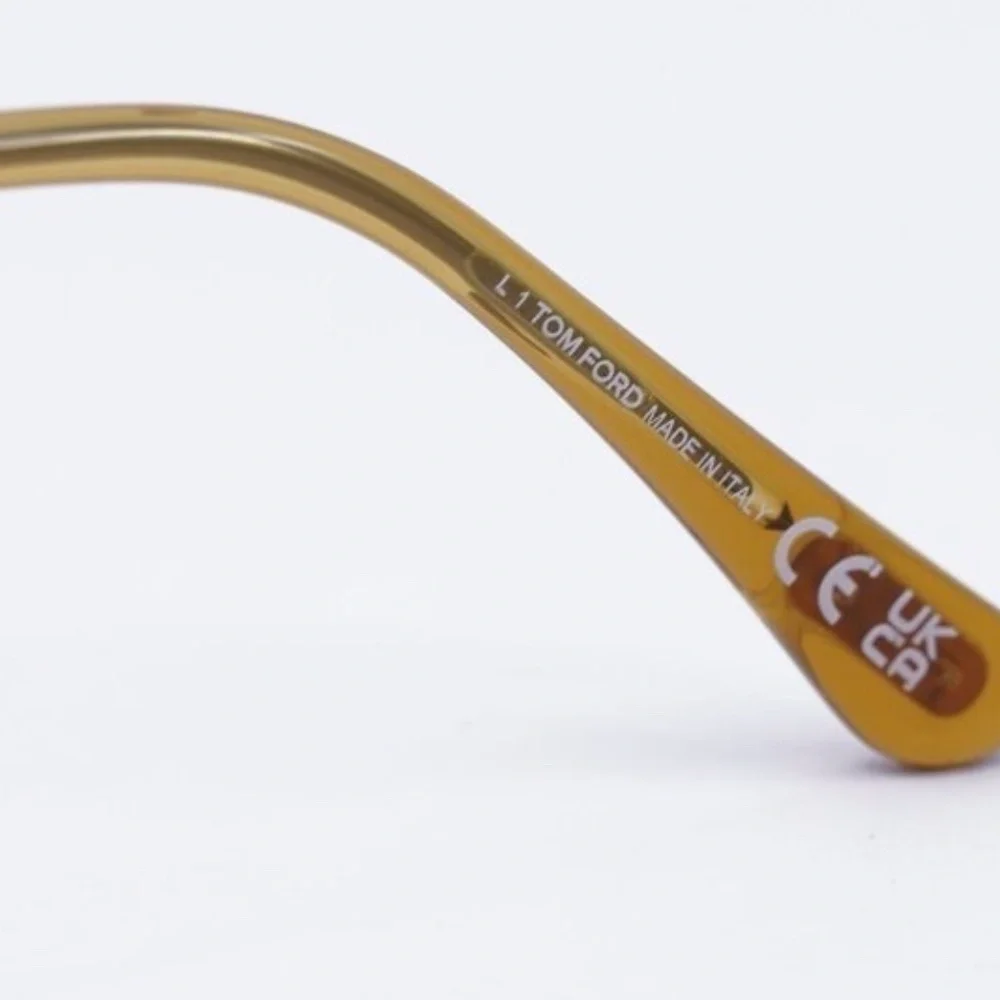 NWT Tom Ford FT5876-B Light Ruthenium Oversized 56mm Eyeglasses